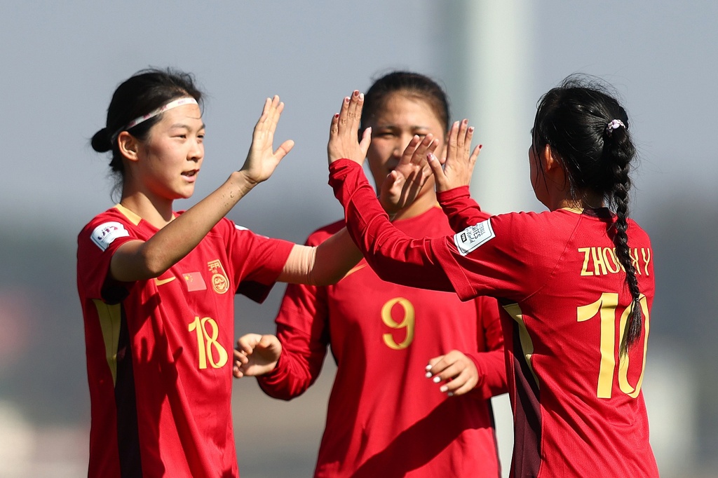 U17女足世界杯1/8决赛赛程：北京时间10月28日23:30，中国vs巴西